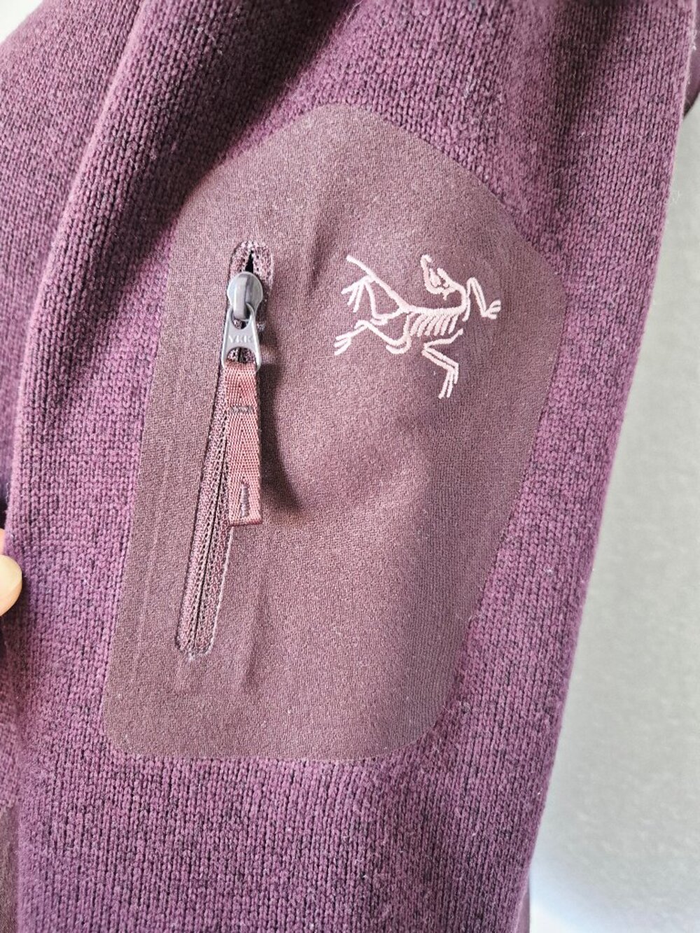 Arc'teryx Covert Pullover Hoody Fleece Lined Phantasm Heather - Picture 8 of 16